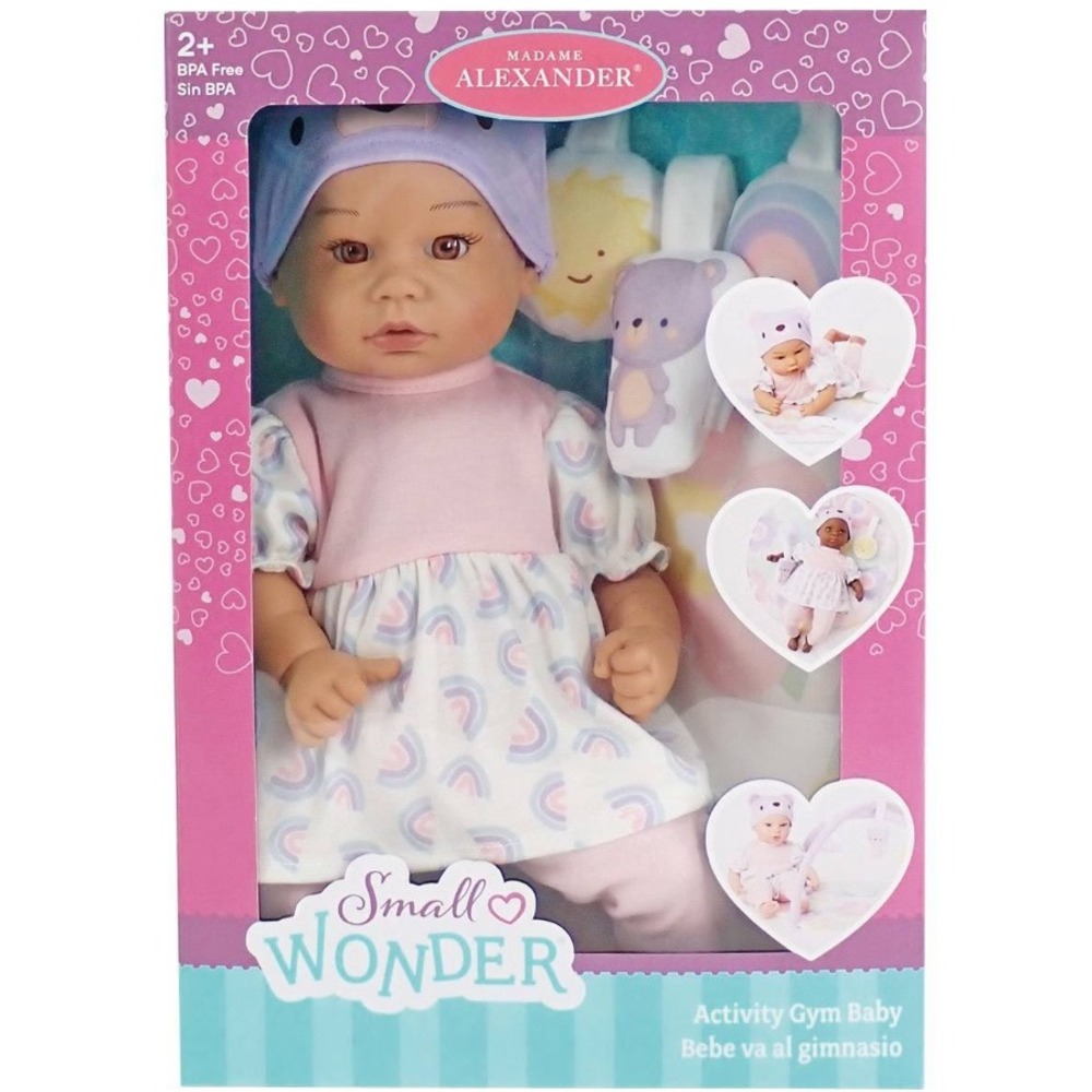 Madame Alexander Small Wonder Activity Gym Baby 14 Inch Lifelike Doll Set NIB